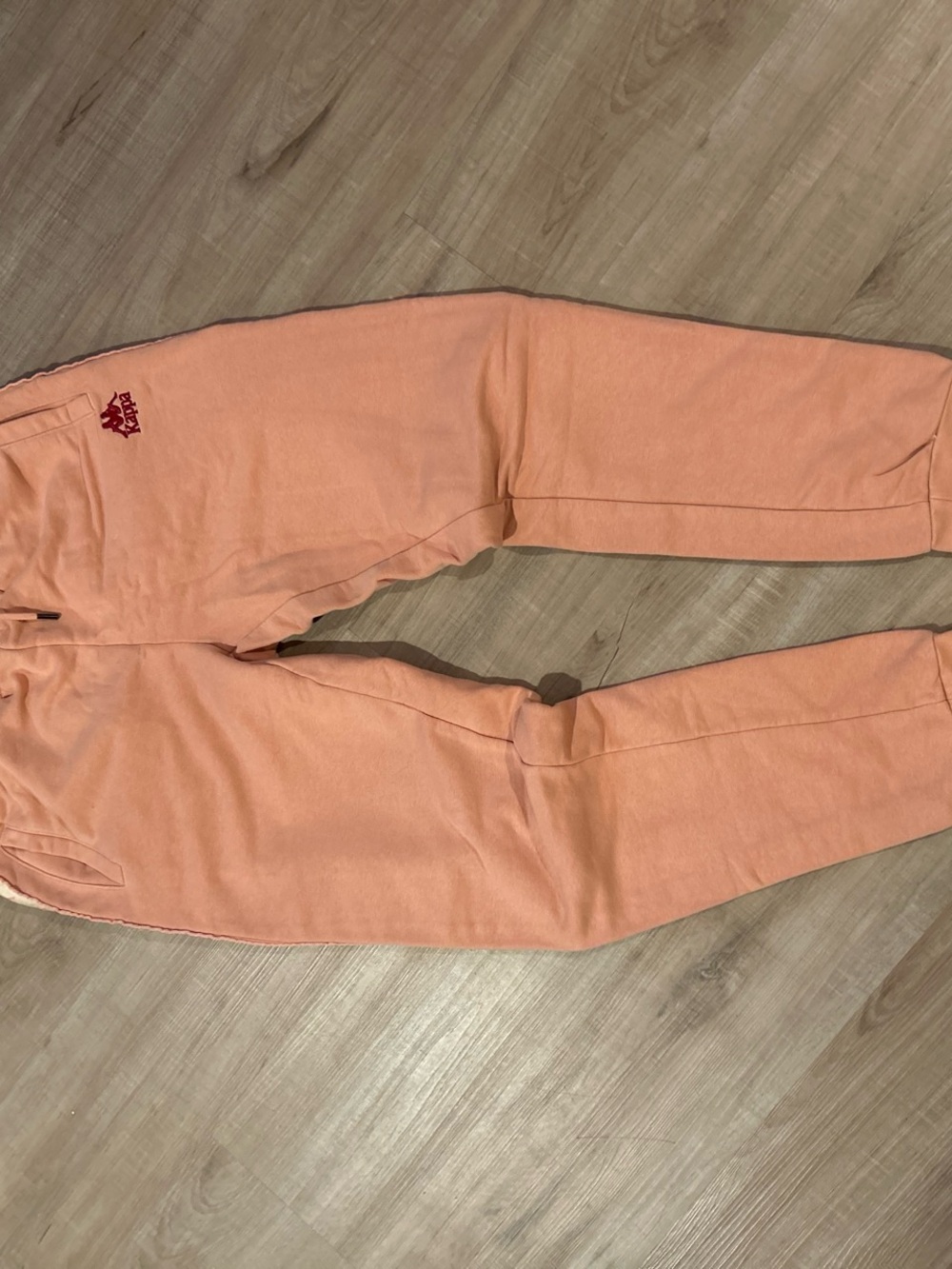 Kappa Peach Men's Sweatpants with Embroidered Logo